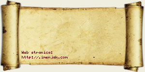 Anđela Šaranović vizit kartica